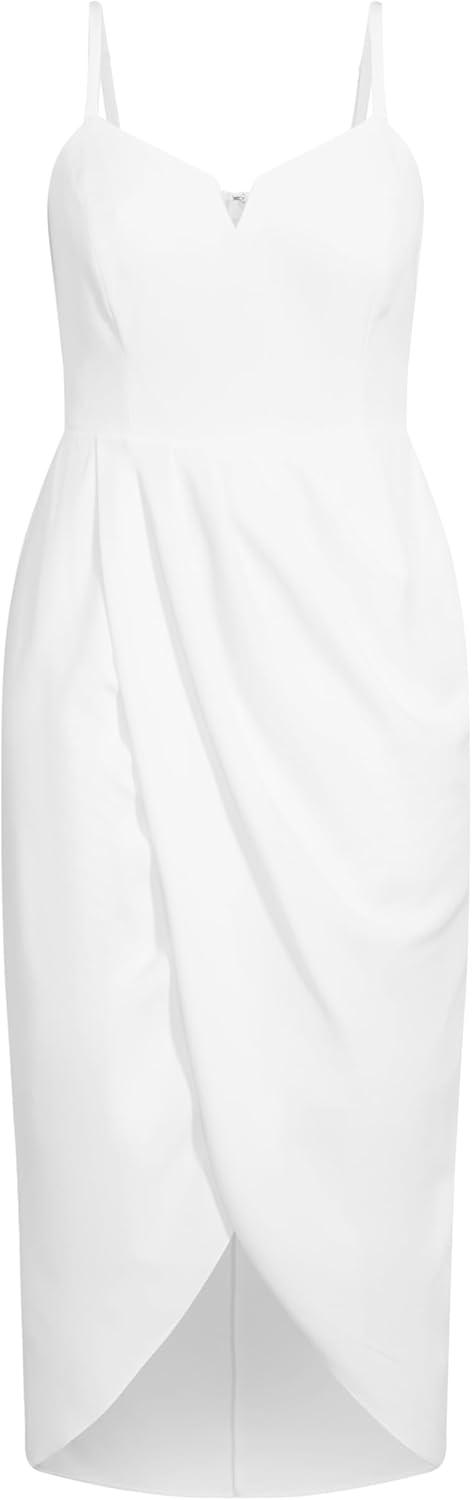 image:imageCity Chic Womens Plus Size Cocktail Dress Sassy VIvory