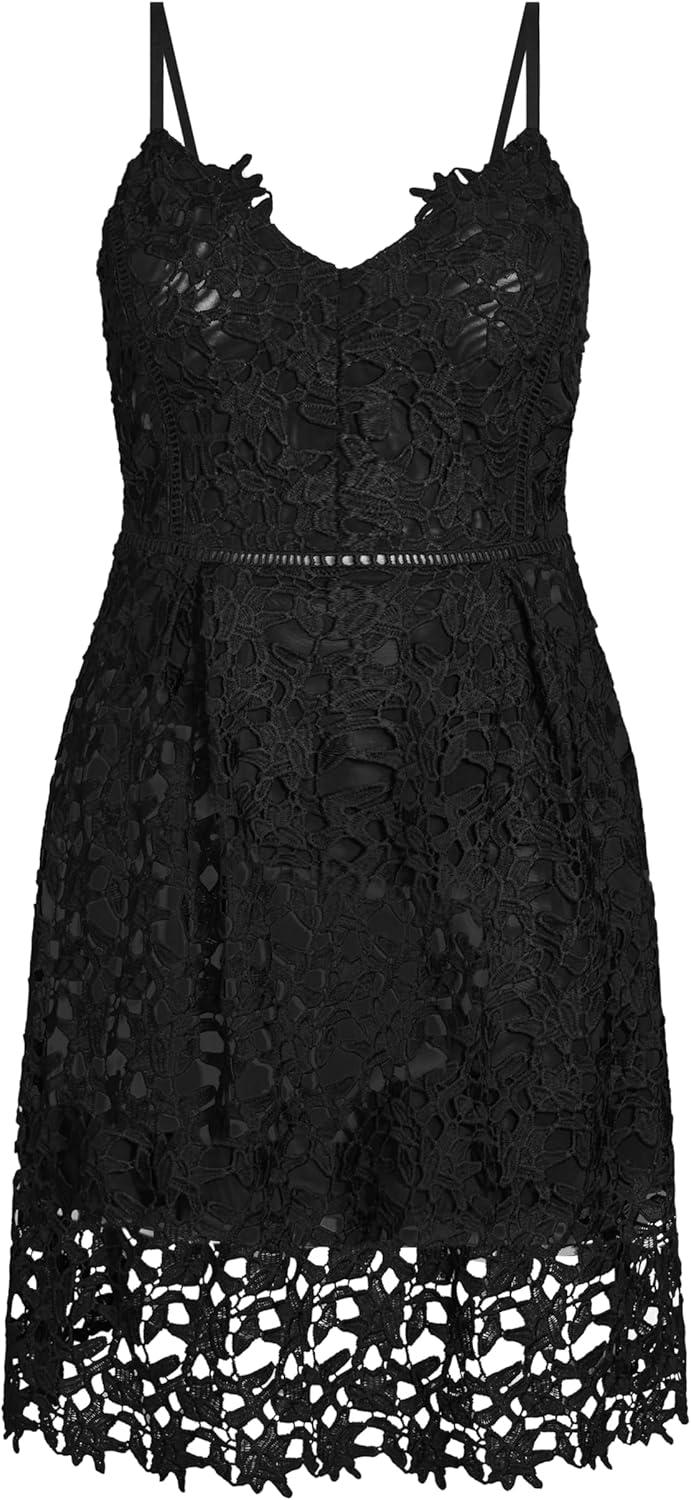 image:imageCity Chic Womens Plus Size Cocktail Dress So FancyBlack Black