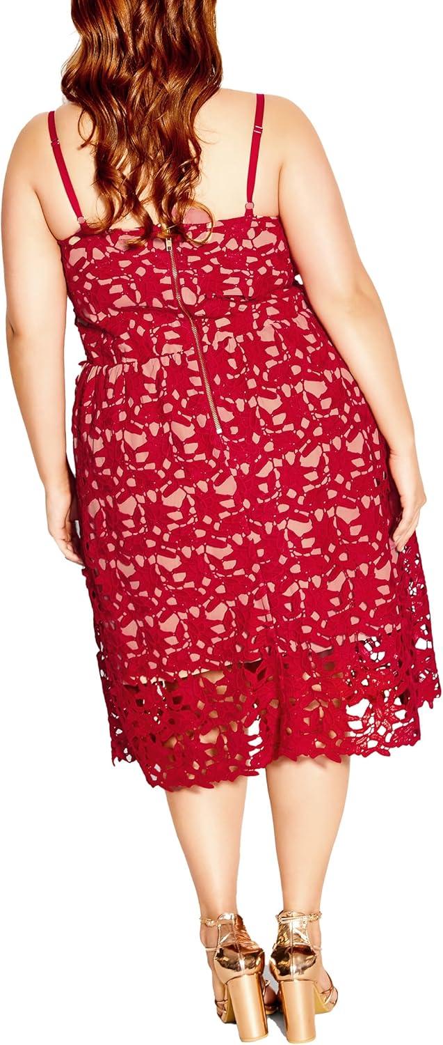 image:imageCity Chic Womens Plus Size Cocktail Dress So FancyScarlet