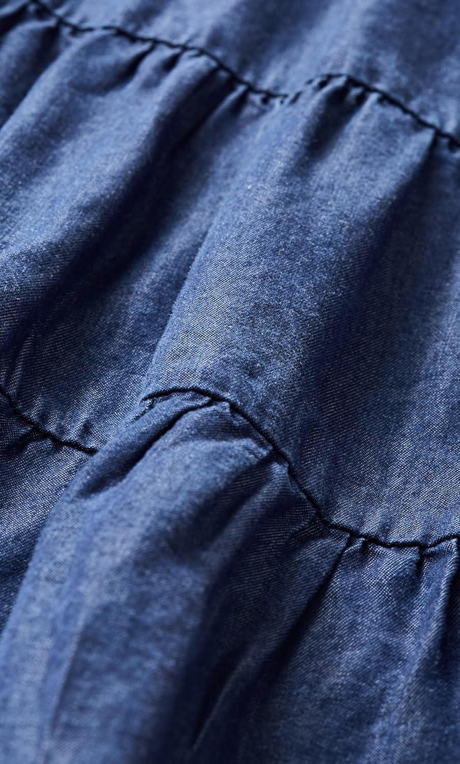 image:imageCity Chic Womens Plus Size Denim Tier DressDark Denim