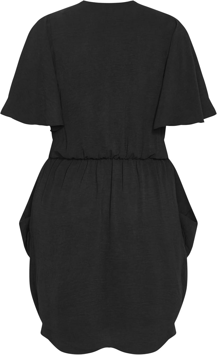 image:imageCity Chic Womens Plus Size Dress Braelynn V Neck MiniBlack