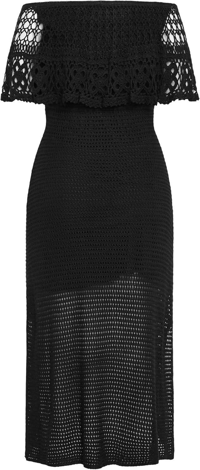 image:imageCity Chic Womens Plus Size Dress Callie CrochetBlack