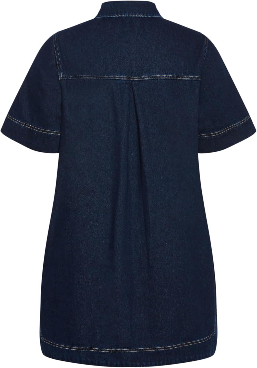 image:imageCity Chic Womens Plus Size Dress Denim JojoDark Denim