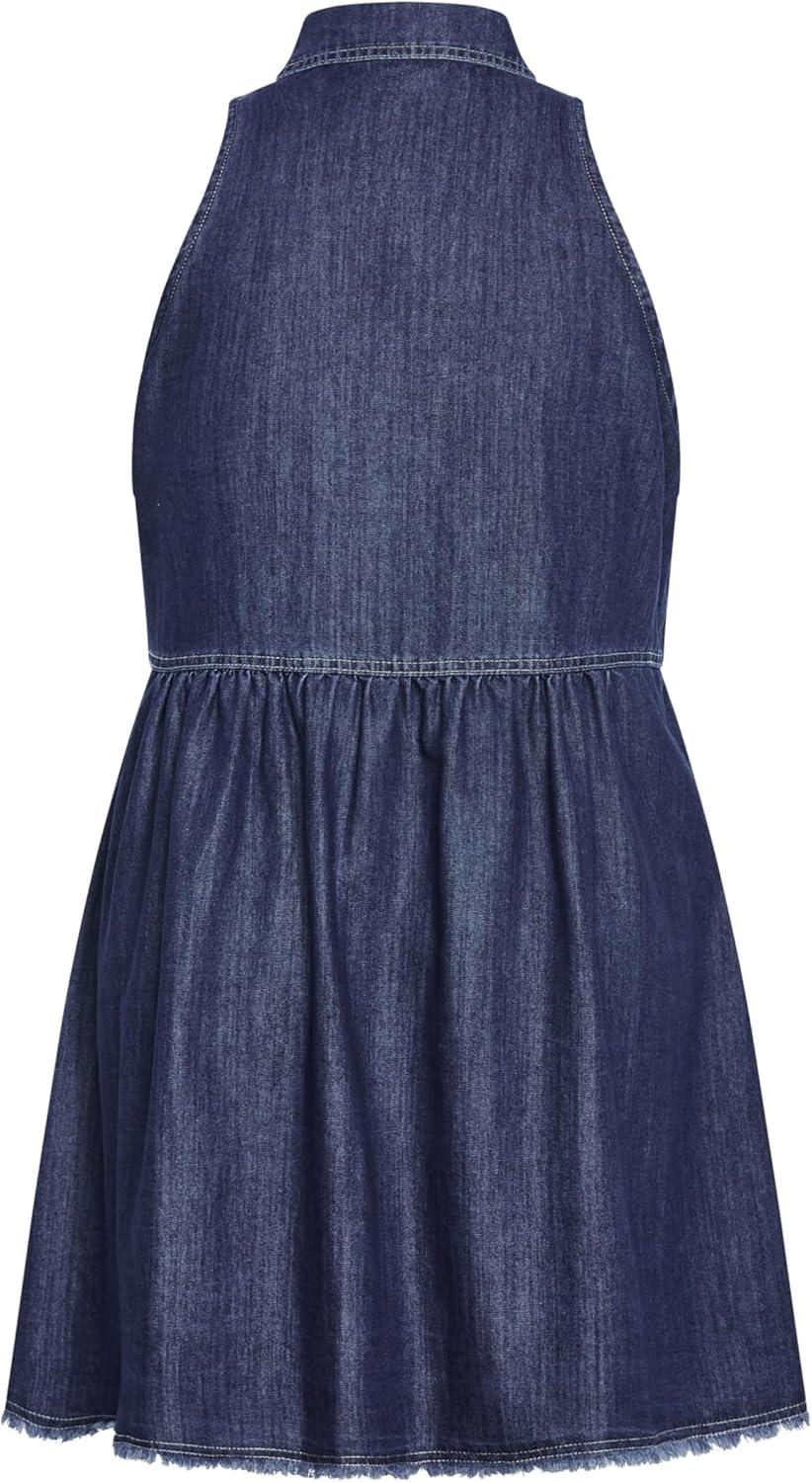 image:imageCity Chic Womens Plus Size Dress Dulce SleevelessMid Denim