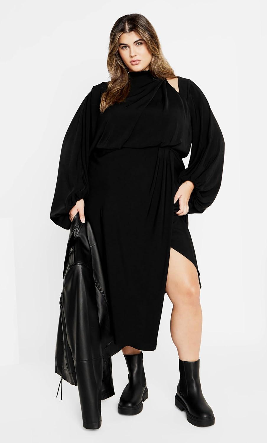 image:imageCity Chic Womens Plus Size Dress JayleeBlack