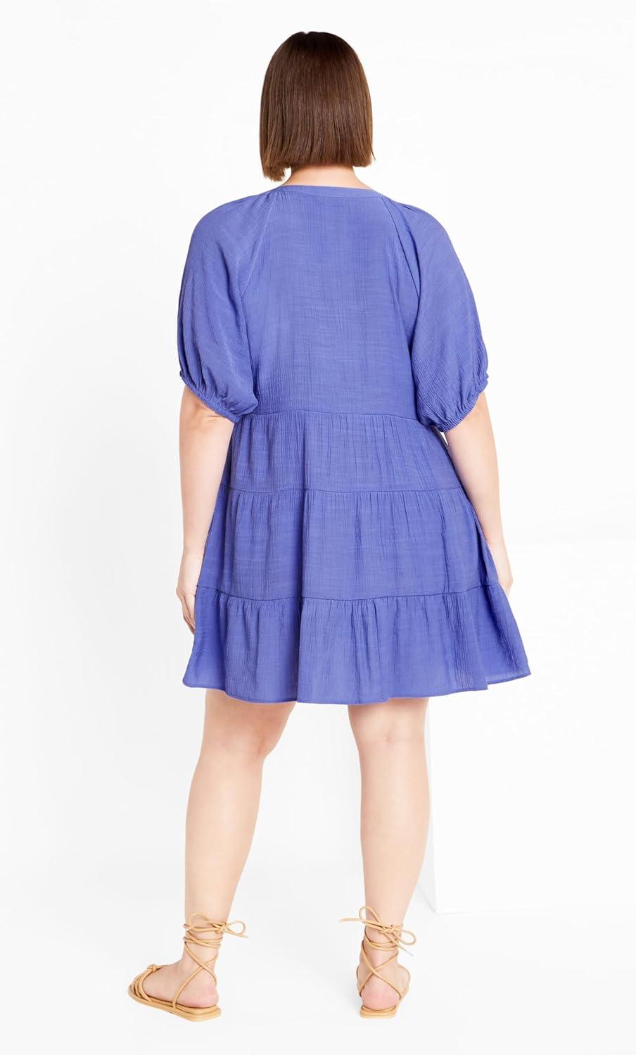 image:imageCity Chic Womens Plus Size Dress KaraAmethyst