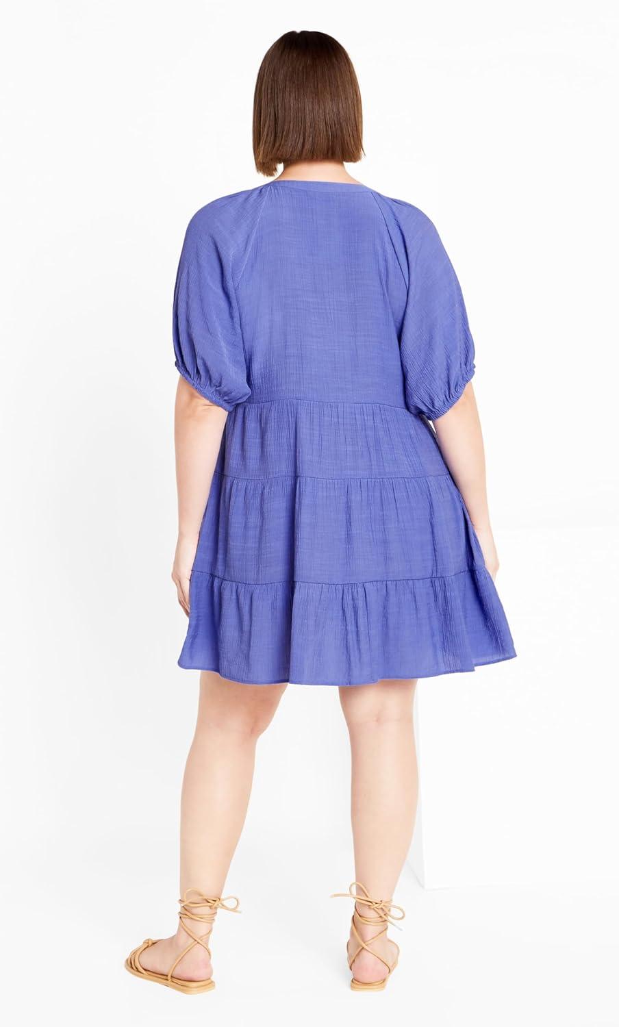 image:imageCity Chic Womens Plus Size Dress KaraAmethyst