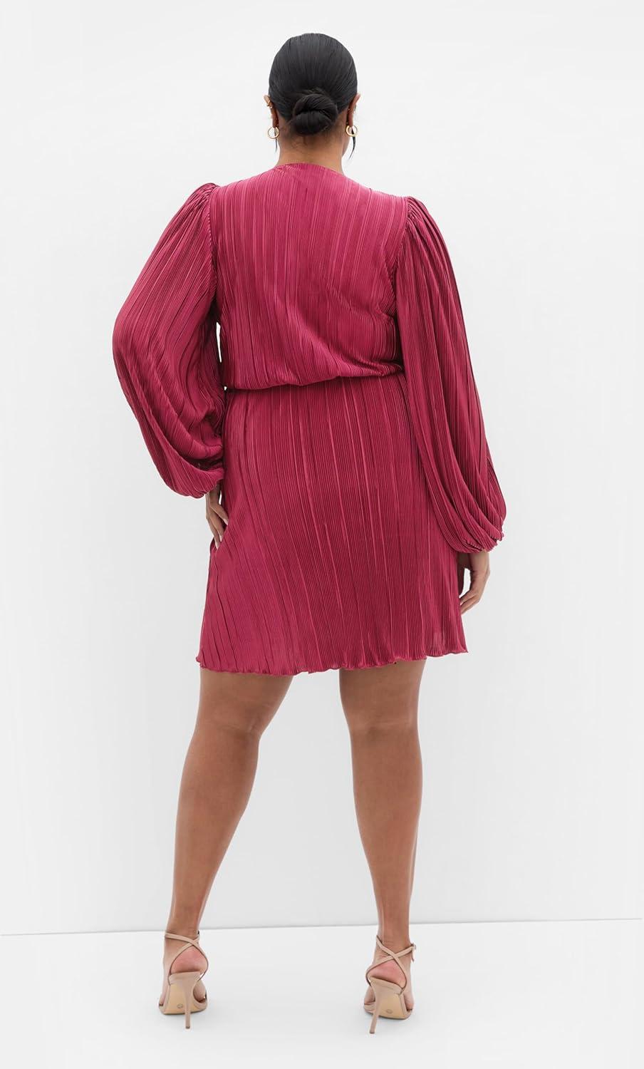 image:imageCity Chic Womens Plus Size Dress KiraPlum