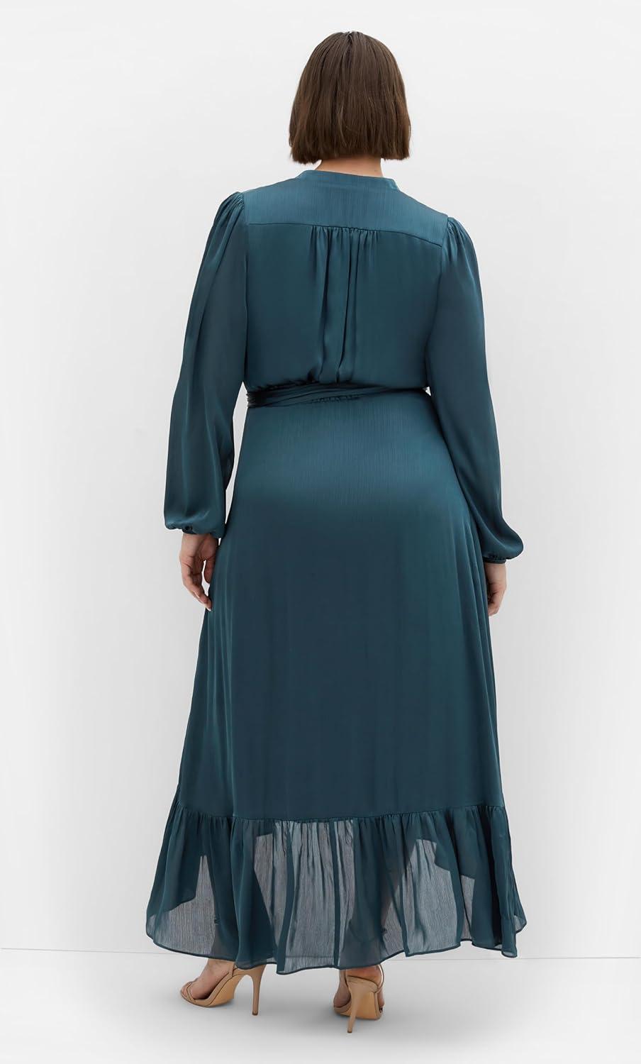 image:imageCity Chic Womens Plus Size Dress Rylie Love MaxiTeal