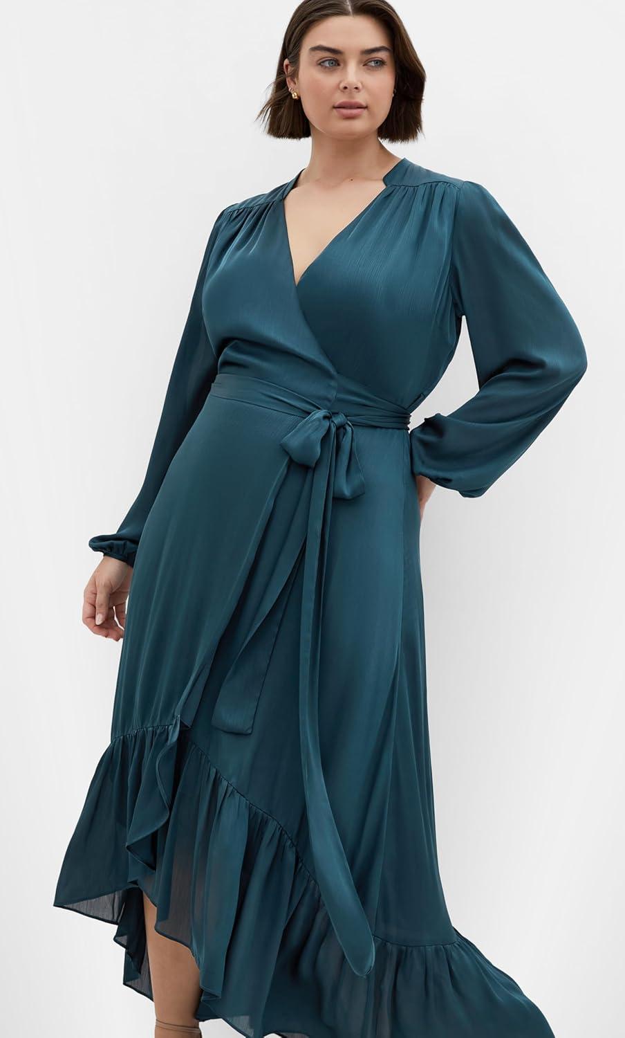 image:imageCity Chic Womens Plus Size Dress Rylie Love MaxiTeal