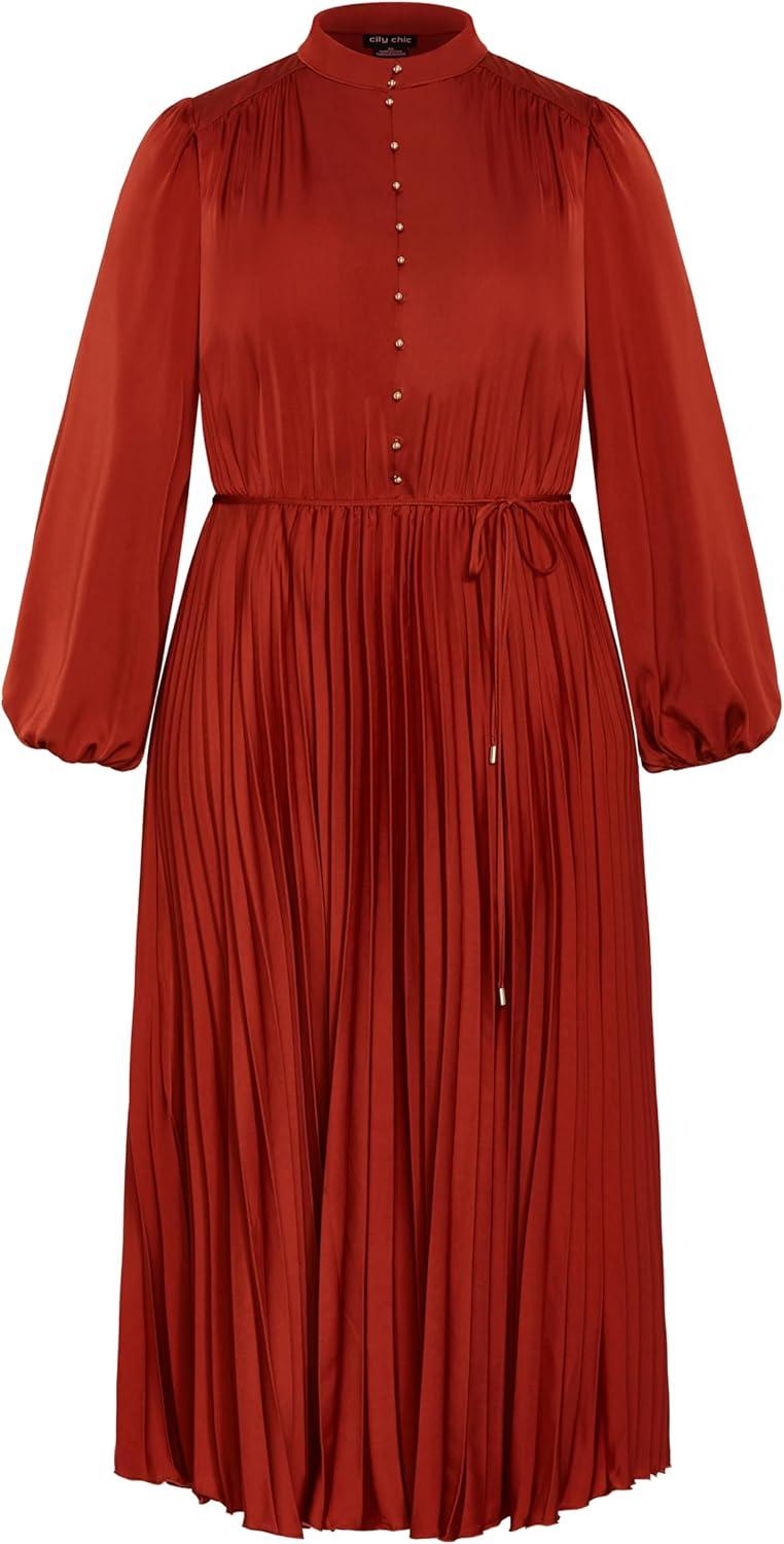 image:imageCity Chic Womens Plus Size DressOasisCinnamon
