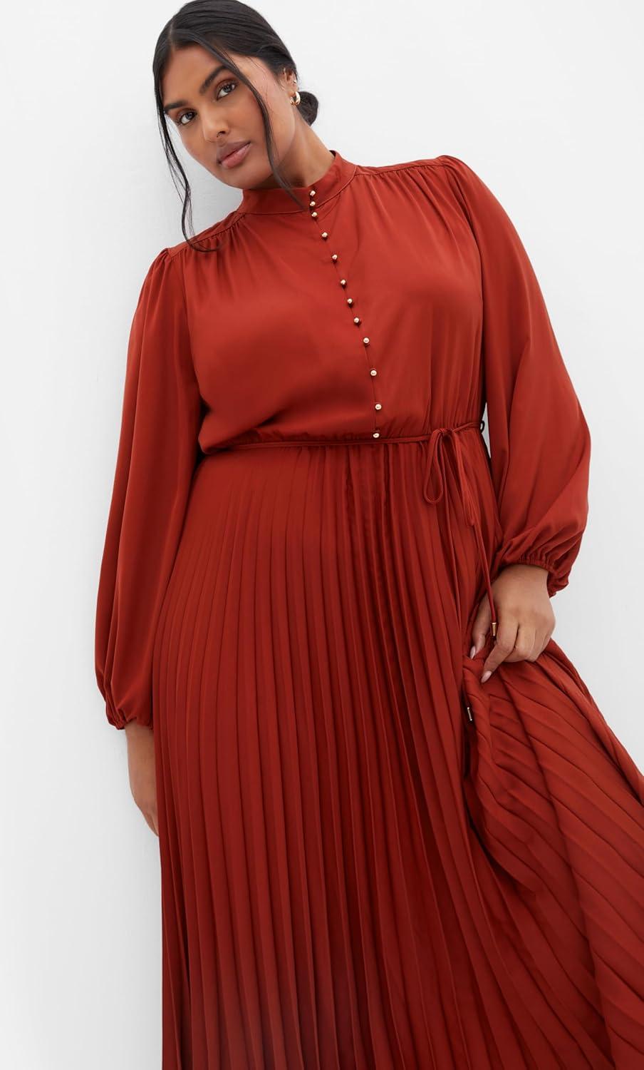 image:imageCity Chic Womens Plus Size DressOasisCinnamon