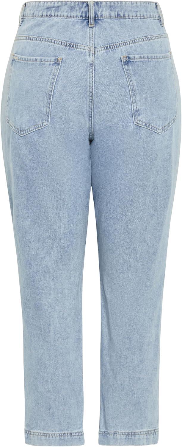 image:imageCity Chic Womens Plus Size Harley Kenia Straight JeanDenim Light