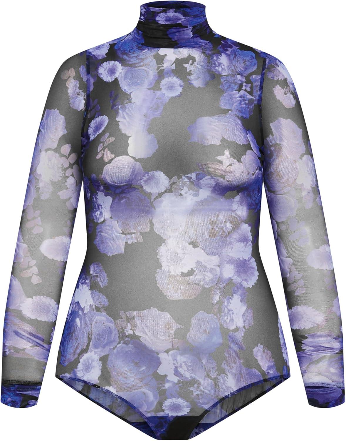 image:imageCity Chic Womens Plus Size Kiara BodysuitMoonlit