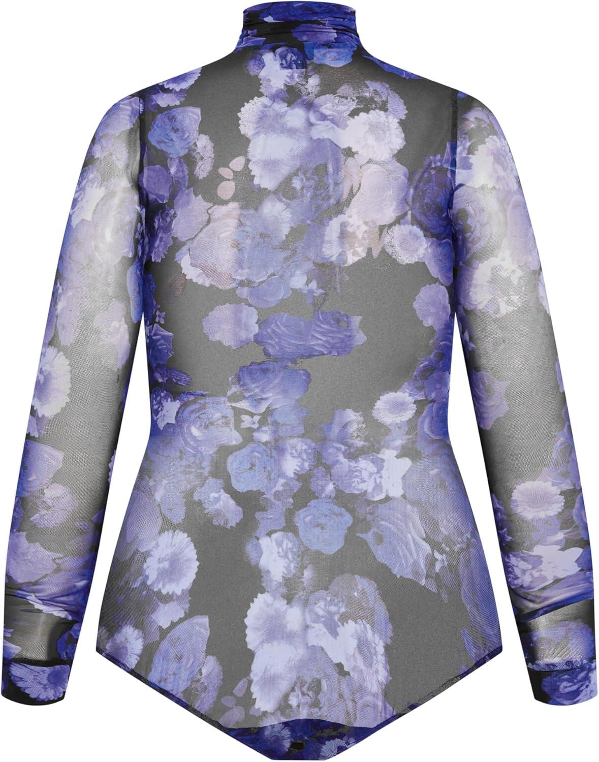 image:imageCity Chic Womens Plus Size Kiara BodysuitMoonlit