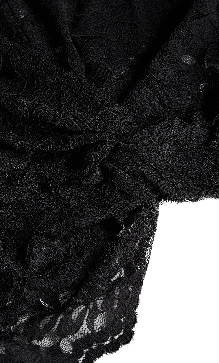 image:imageCity Chic Womens Plus Size Lace Frankie TopBlack