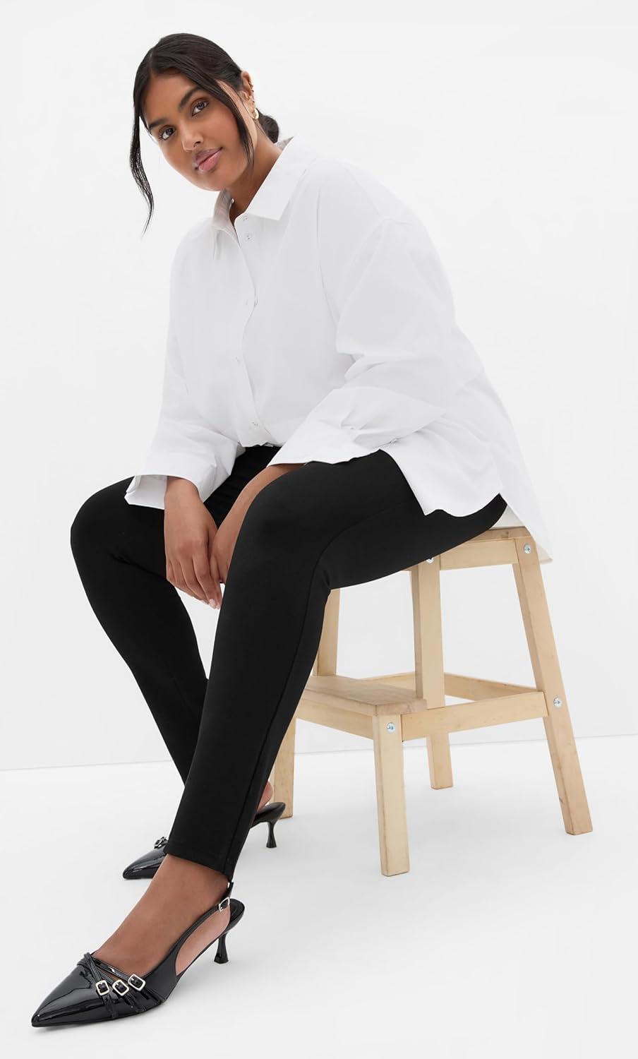 image:imageCity Chic Womens Plus Size Leggings Cora PonteBlack