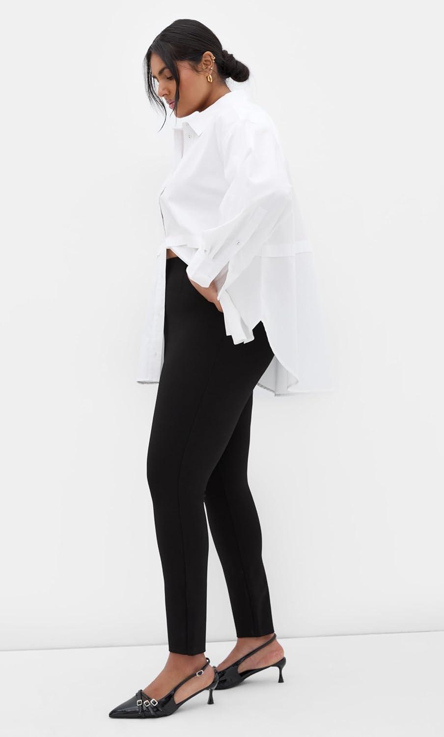 image:imageCity Chic Womens Plus Size Leggings Cora PonteBlack