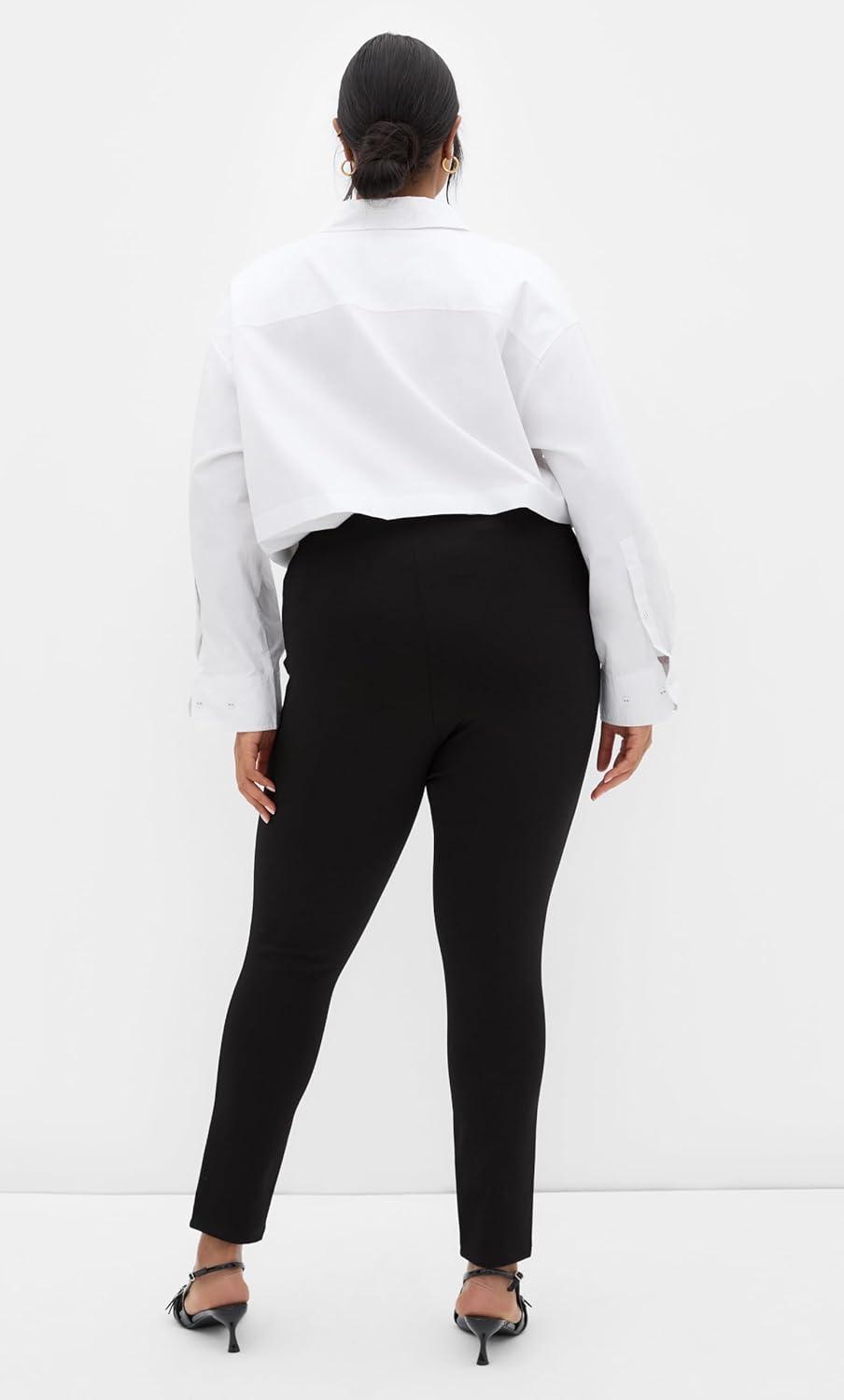image:imageCity Chic Womens Plus Size Leggings Cora PonteBlack