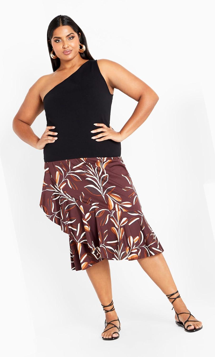 image:imageCity Chic Womens Plus Size Louisa TopBlack