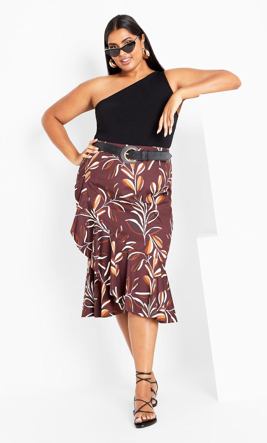 image:imageCity Chic Womens Plus Size Louisa TopBlack