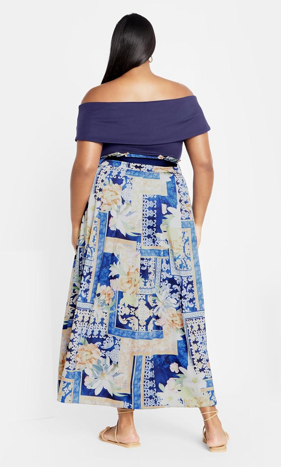 image:imageCity Chic Womens Plus Size Marseille TopNavy