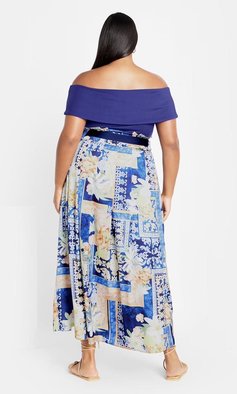 image:imageCity Chic Womens Plus Size Marseille TopUltra Marine