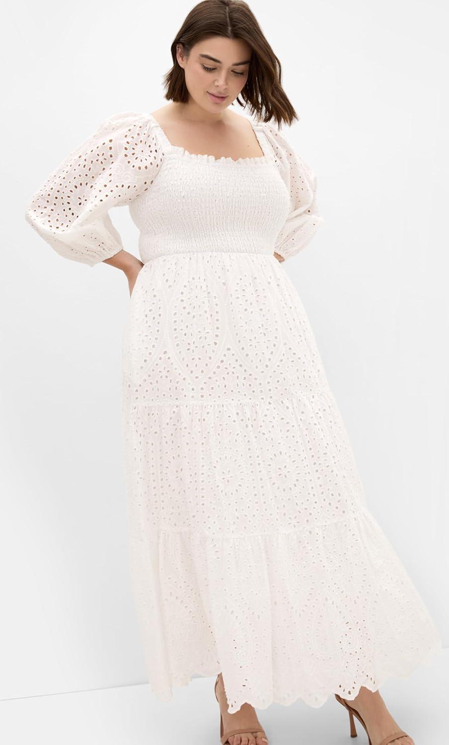 image:imageCity Chic Womens Plus Size Maxi Dress BrodieIvory