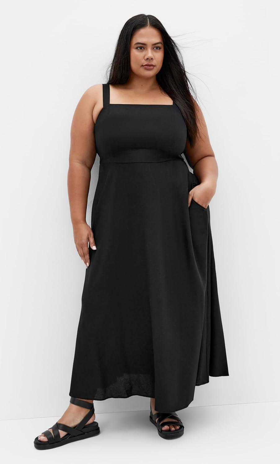 image:imageCity Chic Womens Plus Size Maxi Dress CollinsBlack