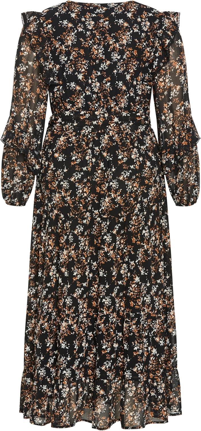 image:imageCity Chic Womens Plus Size Maxi LilaFall Floral