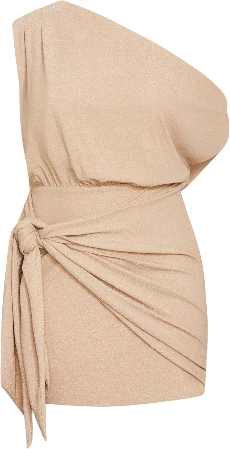 image:imageCity Chic Womens Plus Size Mini Dress PalomaGold Taupe