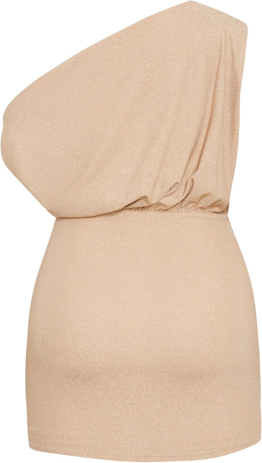 image:imageCity Chic Womens Plus Size Mini Dress PalomaGold Taupe