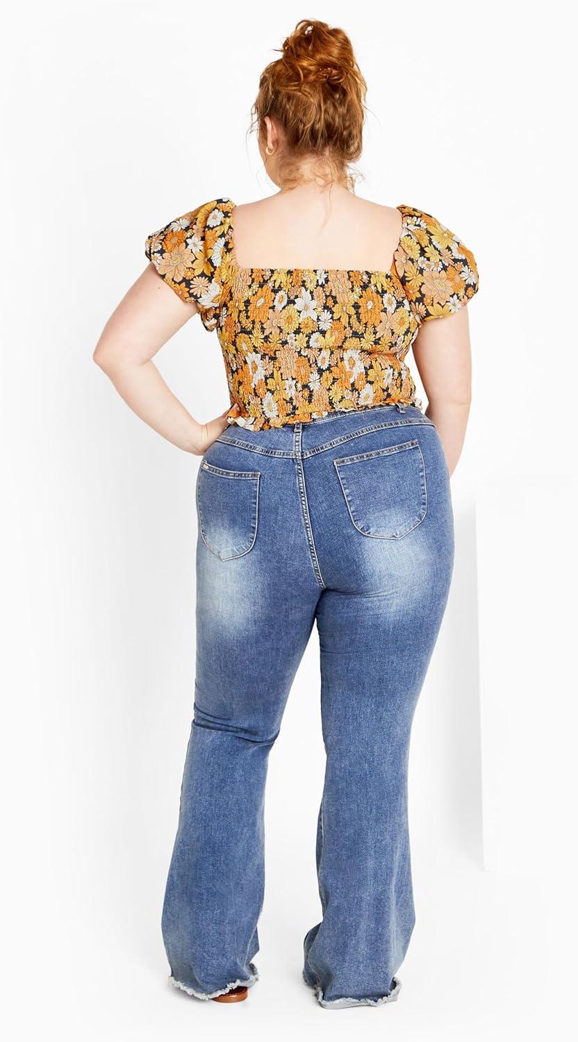 image:imageCity Chic Womens Plus Size Naomi TopSunshine