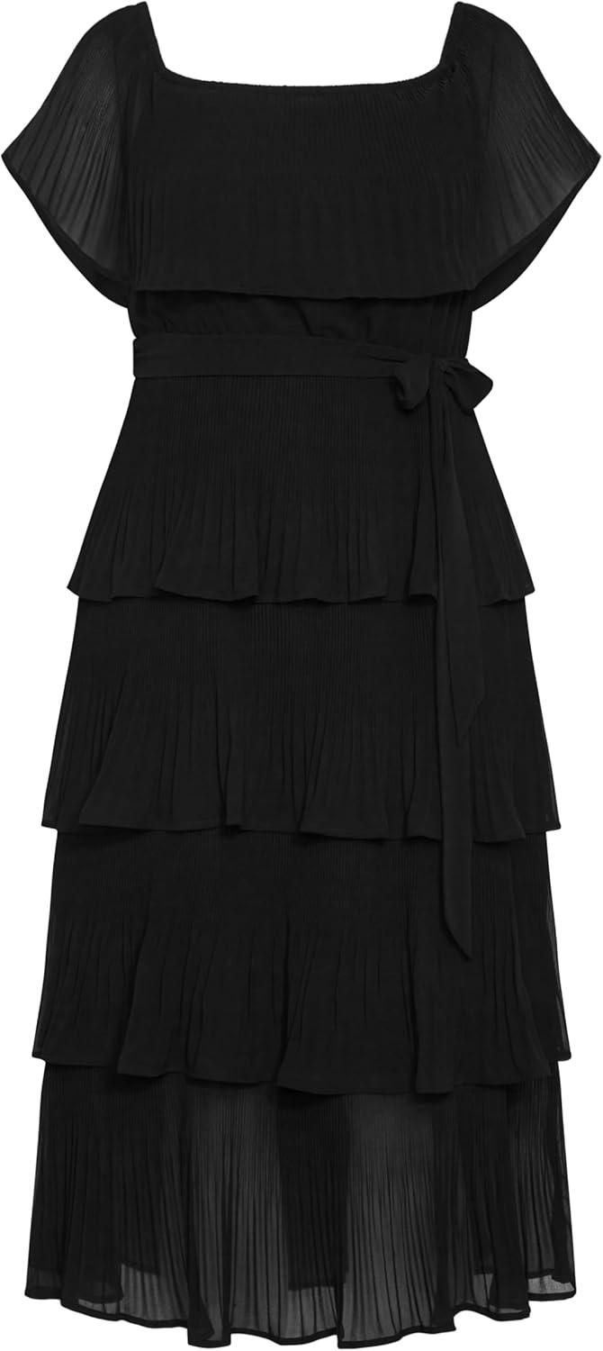 image:imageCity Chic Womens Plus Size Night Garden DressBlack