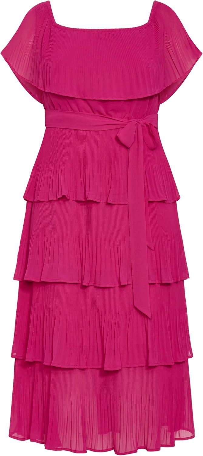 image:imageCity Chic Womens Plus Size Night Garden DressHot Pink