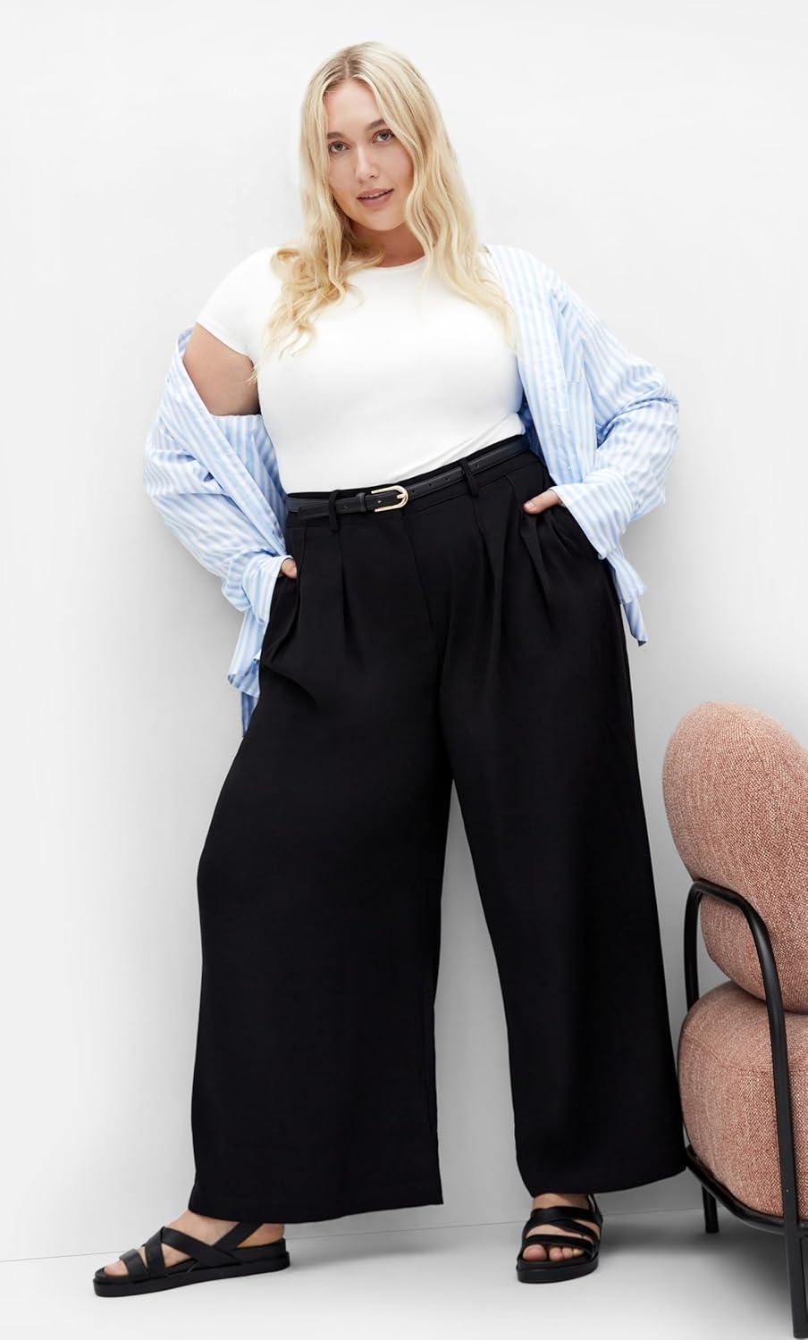 image:imageCity Chic Womens Plus Size Pant AbbieBlack