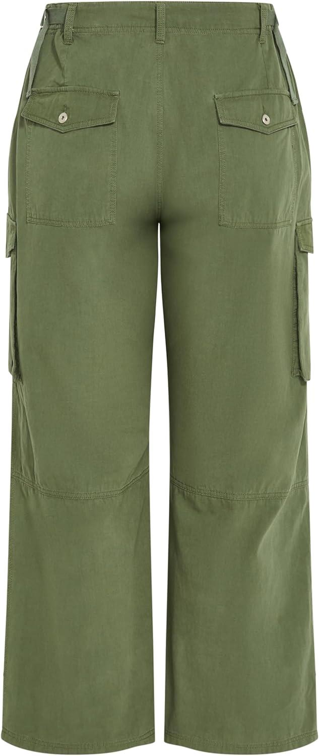 image:imageCity Chic Womens Plus Size Pants ArmaniOlive