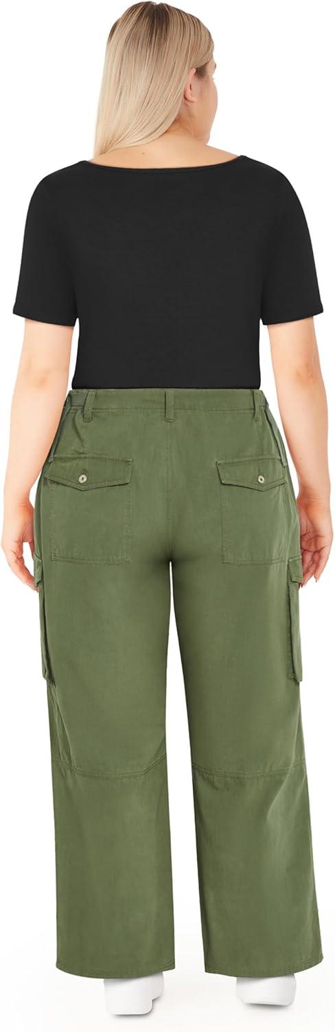 image:imageCity Chic Womens Plus Size Pants ArmaniOlive