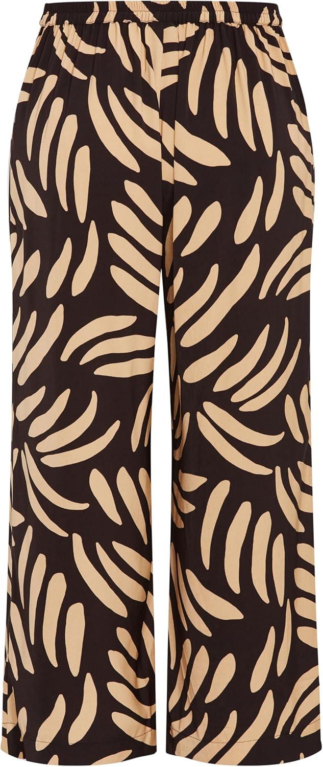 image:imageCity Chic Womens Plus Size Pants AspynBlackTaupe