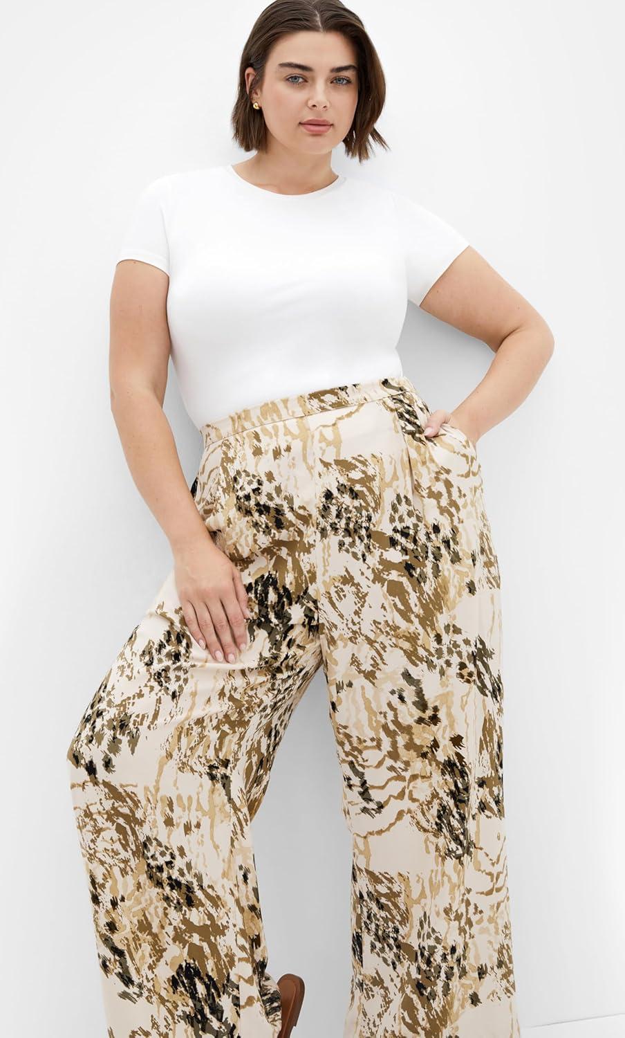 image:imageCity Chic Womens Plus Size Pants AspynSkin