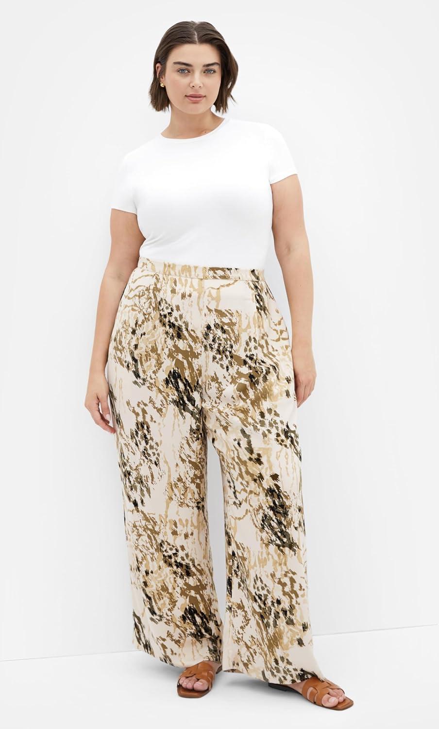 image:imageCity Chic Womens Plus Size Pants AspynSkin