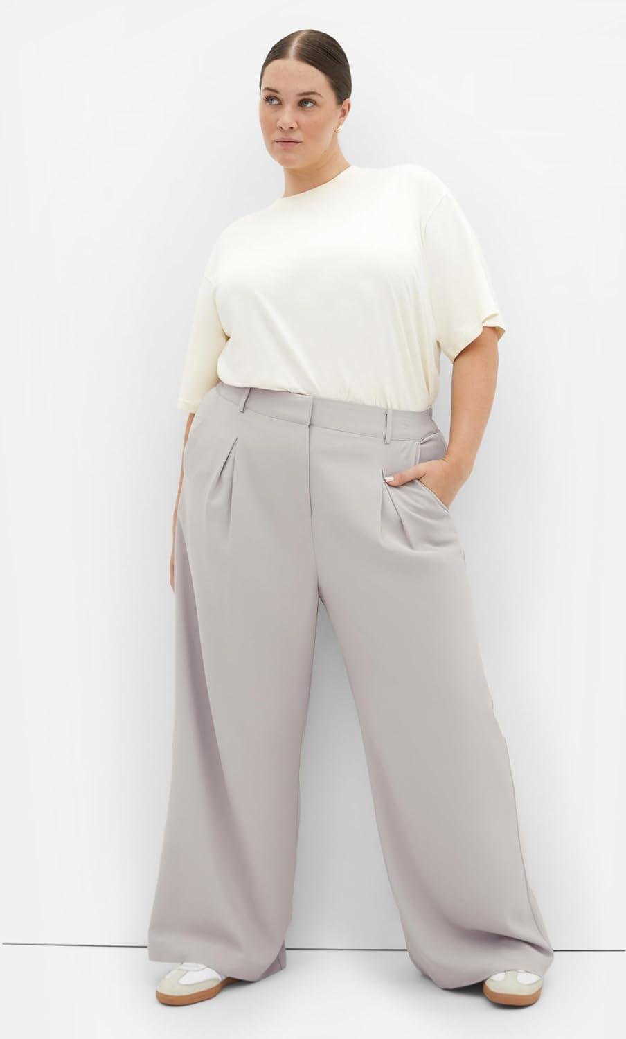 image:imageCity Chic Womens Plus Size Pants JordanNeutral