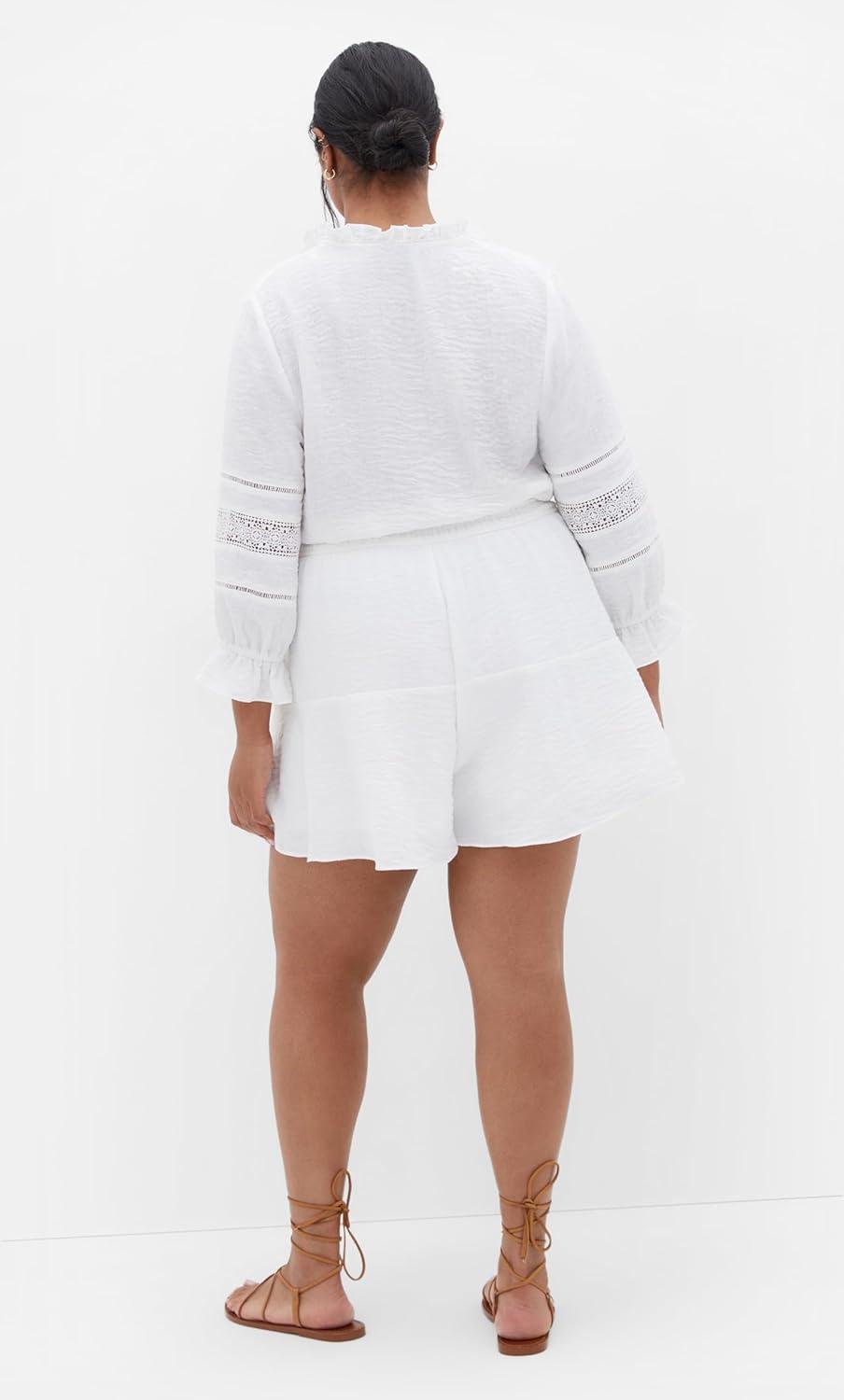 image:imageCity Chic Womens Plus Size Playsuit FayeIvory
