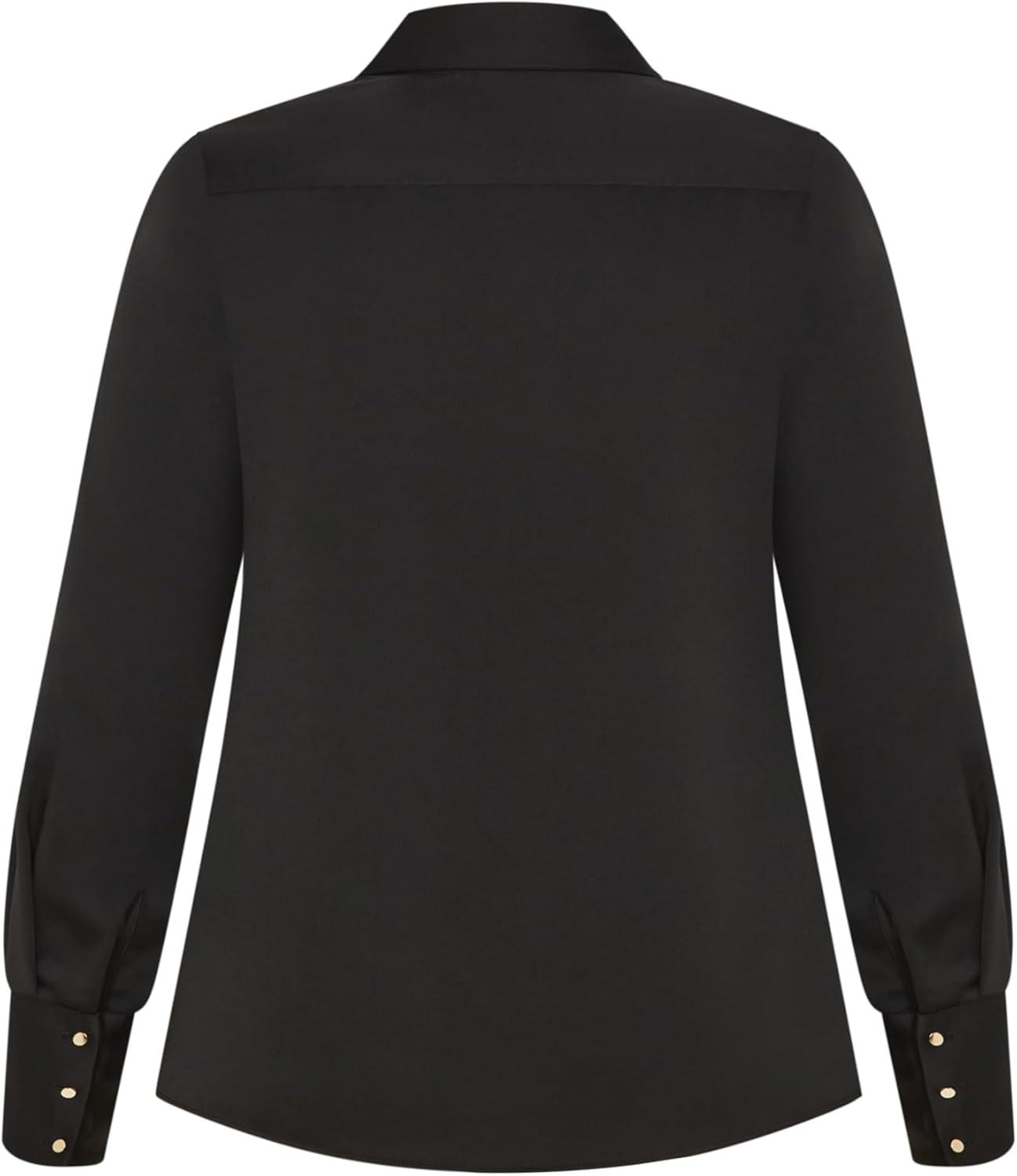 image:imageCity Chic Womens Plus Size Shirt AmouraBlack