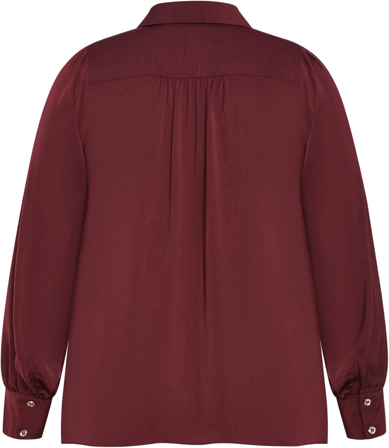 image:imageCity Chic Womens Plus Size Shirt JenniferRed