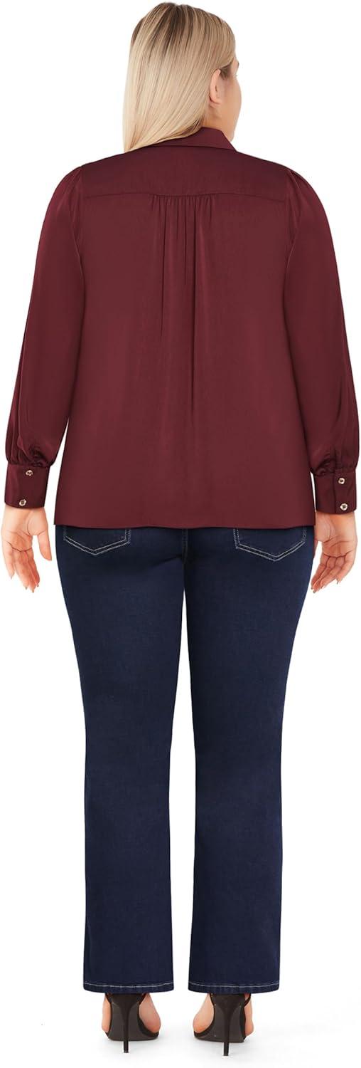 image:imageCity Chic Womens Plus Size Shirt JenniferRed