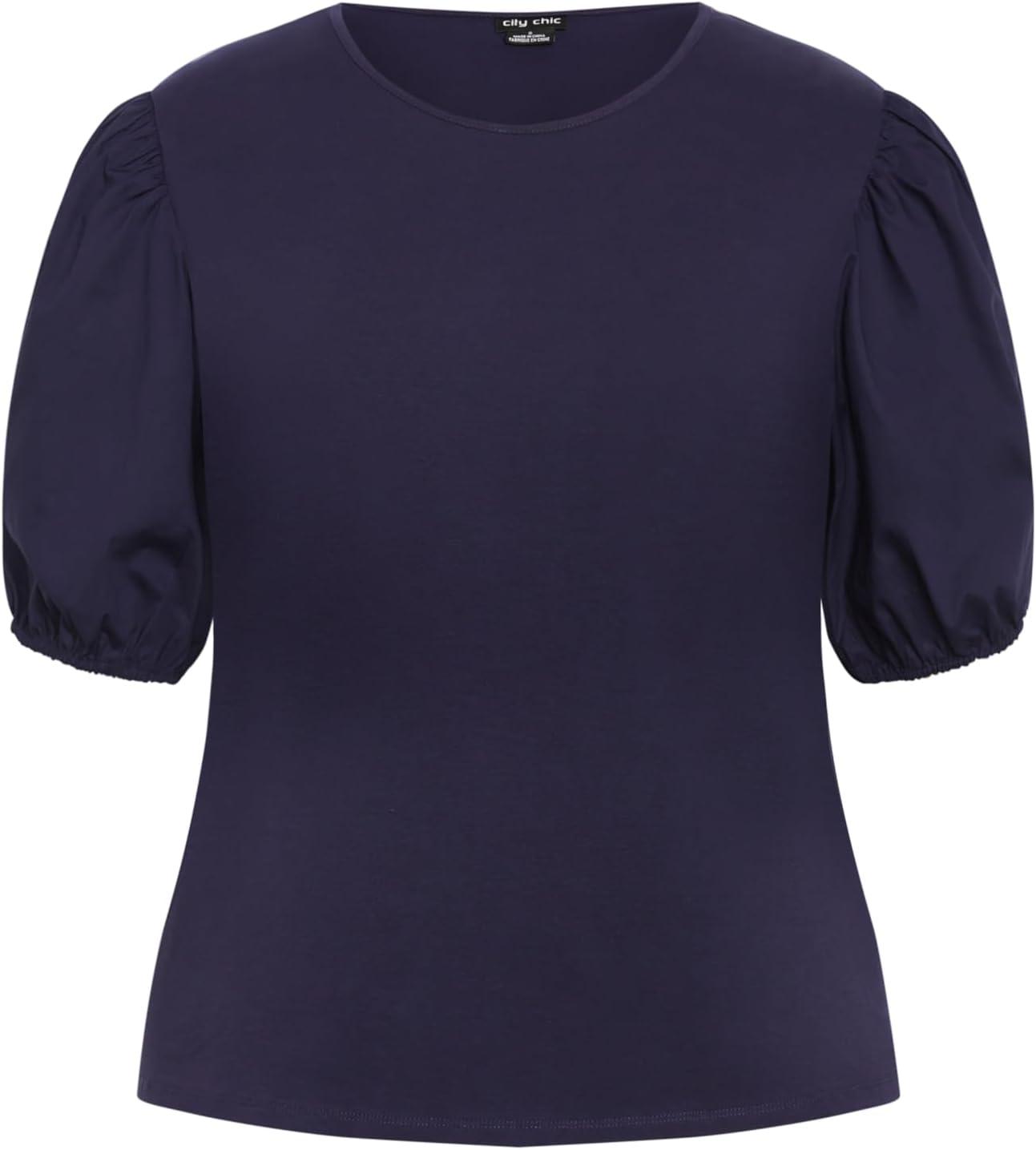 image:imageCity Chic Womens Plus Size Tara TopNavy