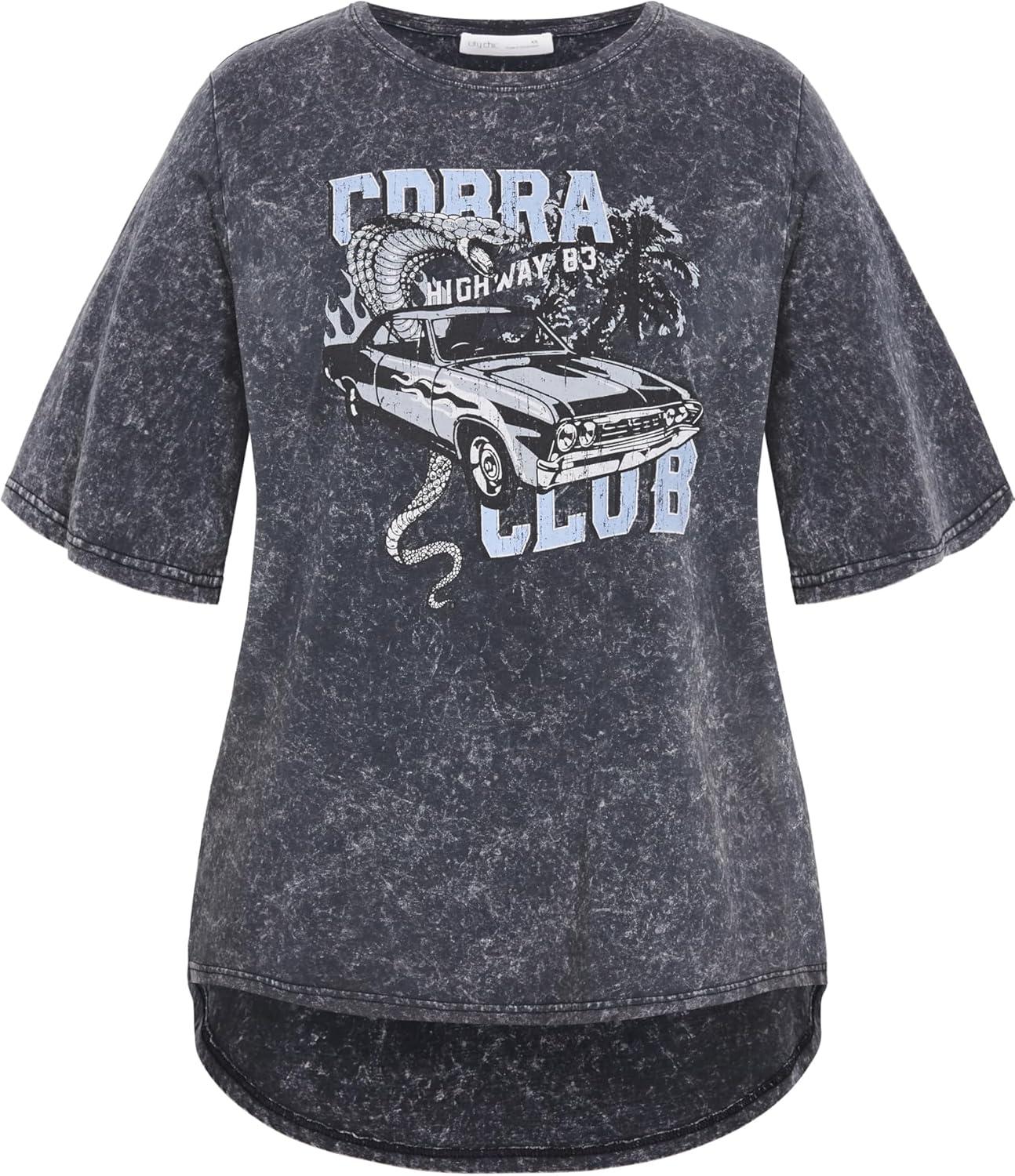 image:imageCity Chic Womens Plus Size Tee KoraBlack