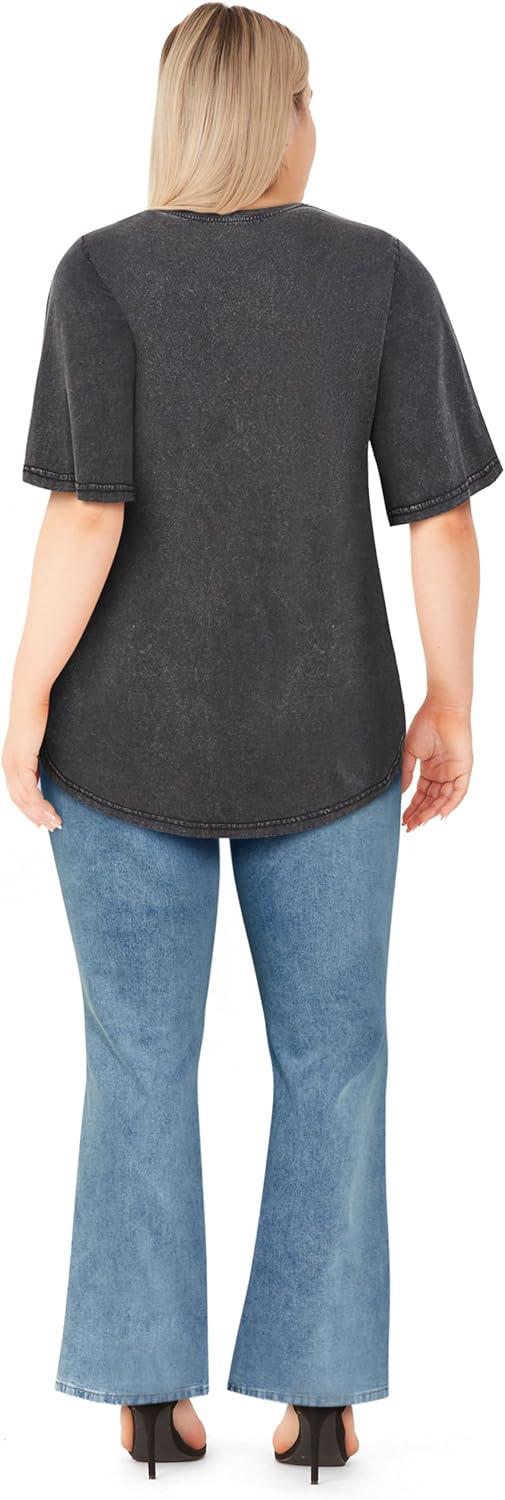 image:imageCity Chic Womens Plus Size Tee KoraBlack S