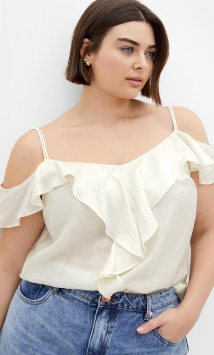 image:imageCity Chic Womens Plus Size Top AliyaButter